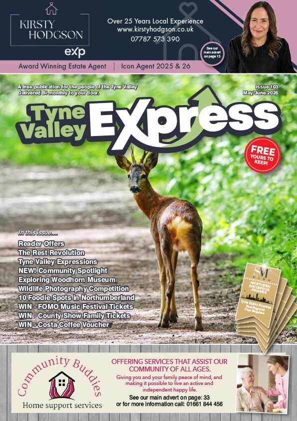 tyne valley express may june 2026 issue 103 front cover mob