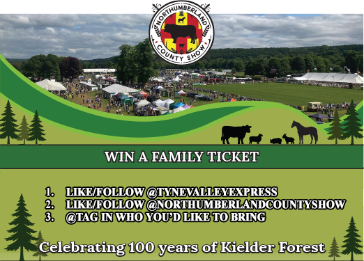 tyne valley express north county show banner