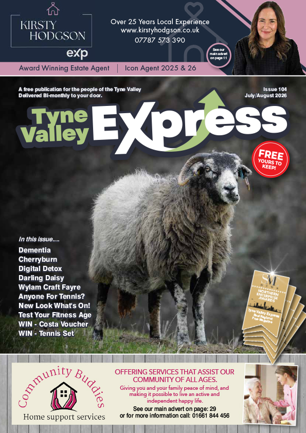tyne valley express july august 2026 issue 104 front cover