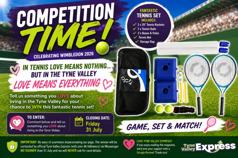 tyne valley express tennis competition NEW