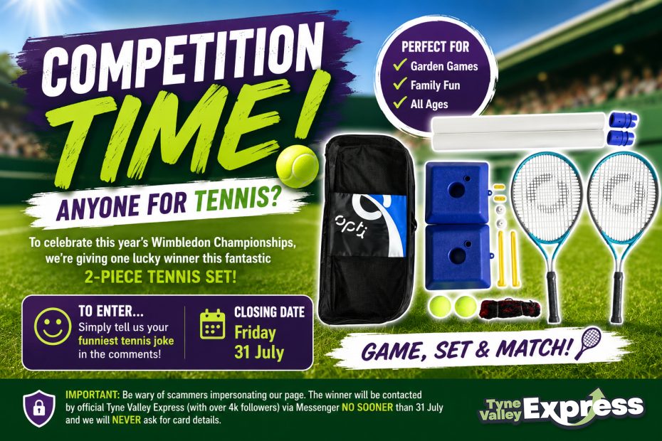 tyne valley express tennis competition july august 2026